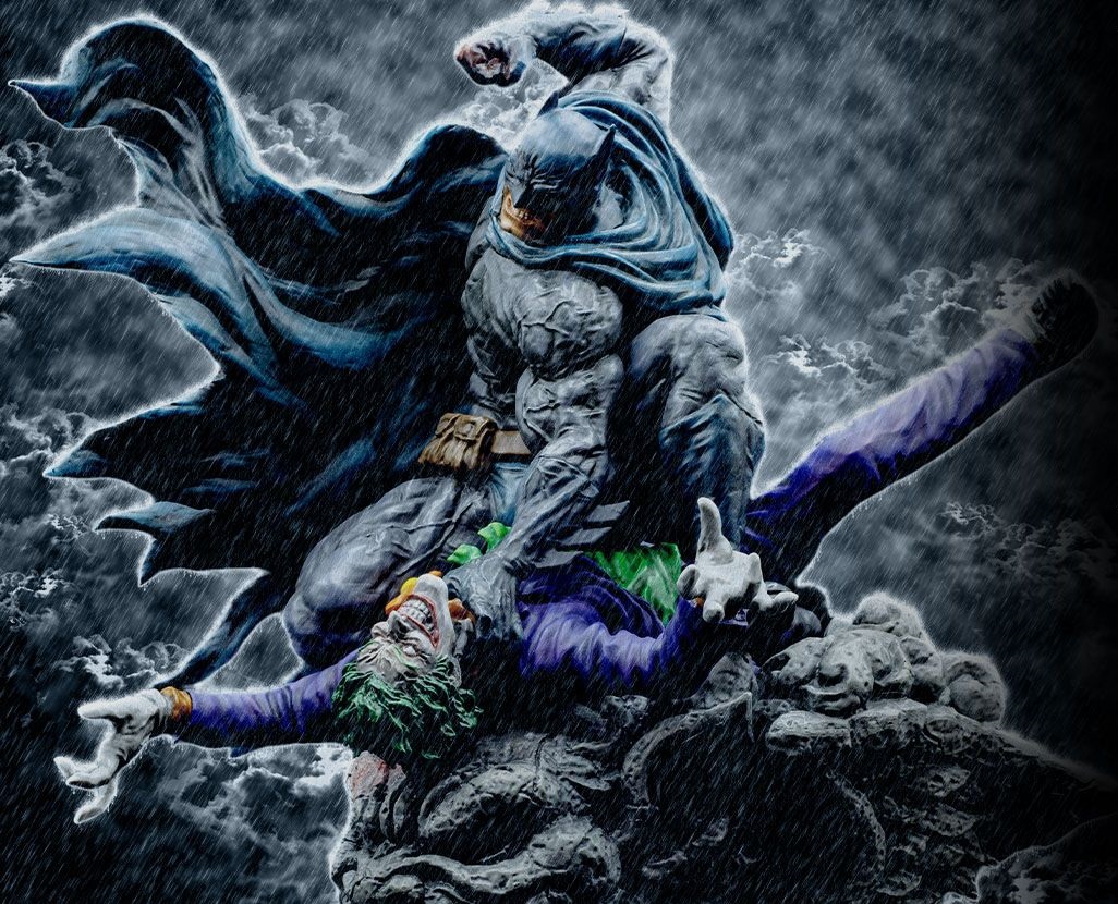 Kotobukiya DC Comics Batman vs Joker Master Series Statue
